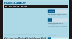 Desktop Screenshot of adversary.org